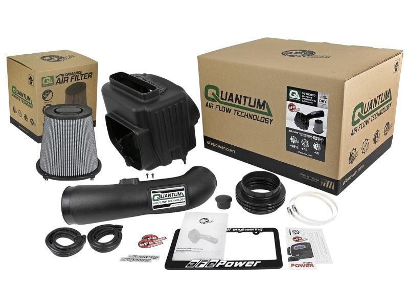 aFe Quantum Pro DRY S Cold Air Intake System 17-18 GM/Chevy Duramax V8-6.6L L5P - Dry - DTX Performance