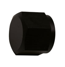 Load image into Gallery viewer, DeatschWerks 8AN Female Flare Cap - Anodized Matte Black - DTX Performance