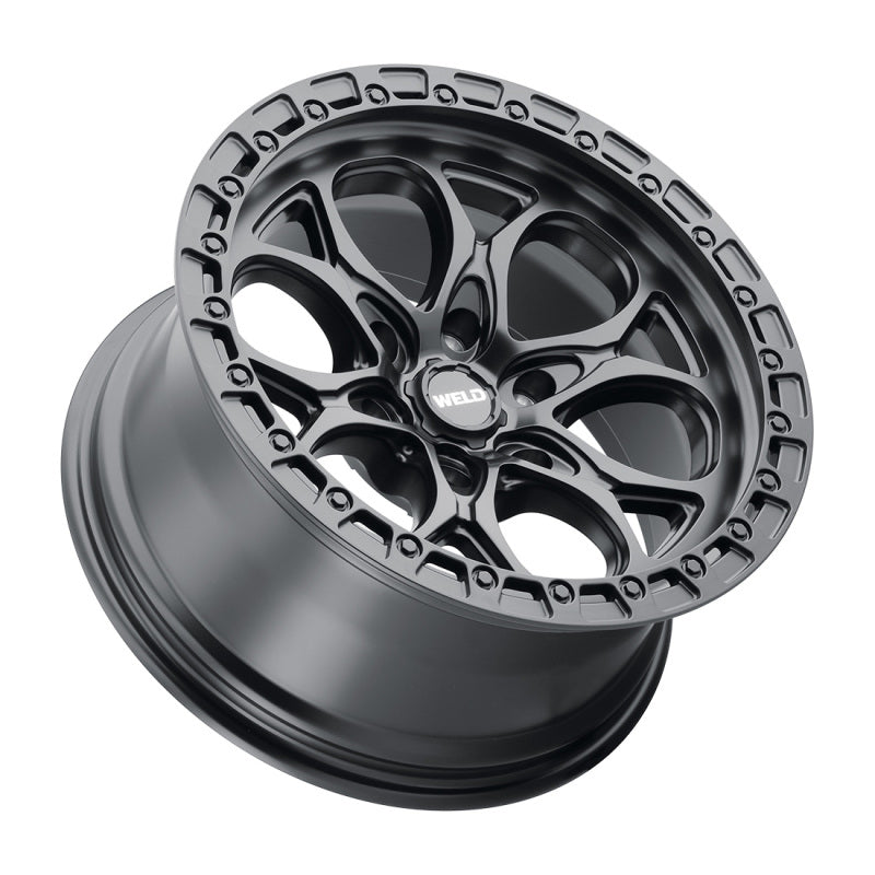 Weld Off-Road Ledge Six W108 20x9 / 6x139.7 BP / 5 In BS Satin Black Wheel - DTX Performance