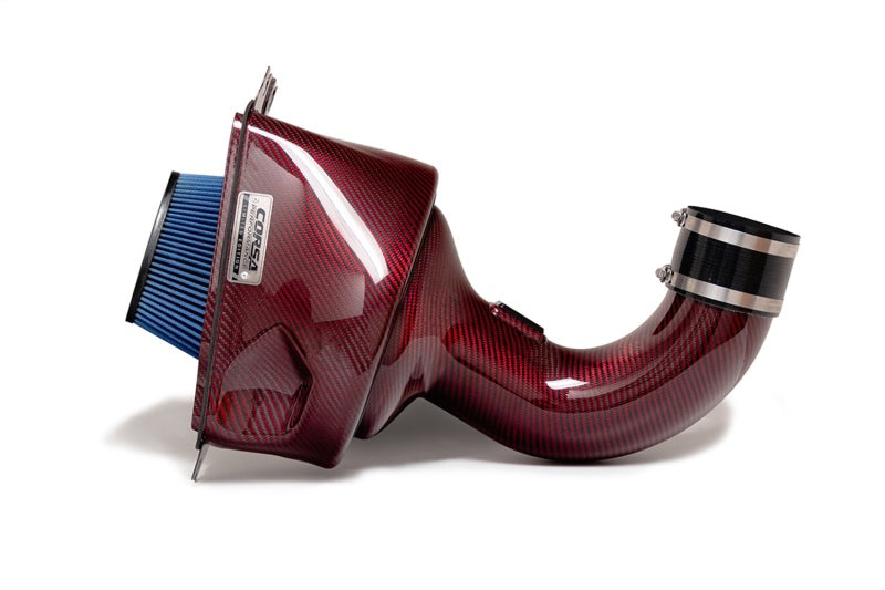 Corsa 14-19 Chevrolet Corvette C7 6.2L V8 Red Carbon Fiber Air Intake (Does Not Fit Z06/ZR1) - DTX Performance