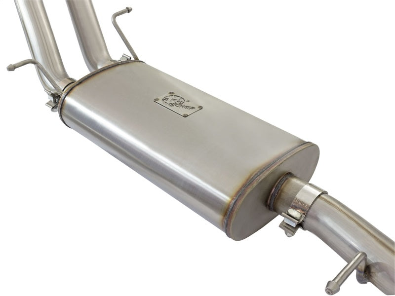 aFe MACH Force-Xp 3in CB SS Dual Exhaust w/Polished Tips 09-16 GM Silverado/Sierra 4.3L/4.8L/5.3L - DTX Performance