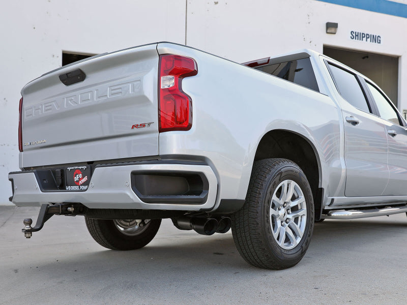 aFe Rebel XD Series 3in 304SS DPF-Back 20-21 GM Trucks L6-3.0L (td) LM2 - Dual Black Tip - DTX Performance