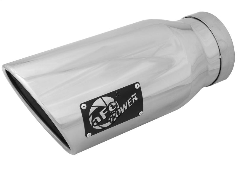 aFe MACH Force-Xp 5in Inlet x 7in Outlet x 15in length 304 Stainless Steel Exhaust Tip - DTX Performance