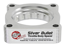 Load image into Gallery viewer, aFe Silver Bullet Throttle Body Spacers TBS Toyota Tacoma 05-11 V6-4.0L - DTX Performance