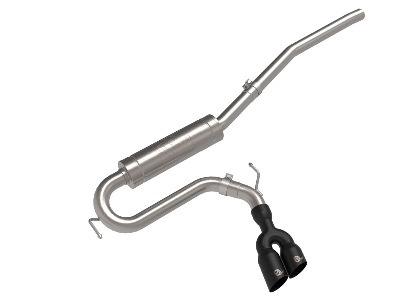 aFe Rebel Series 2.5in 409 SS Cat-Back Exhaust w/ Black Tip 2022 Ford Maverick - DTX Performance