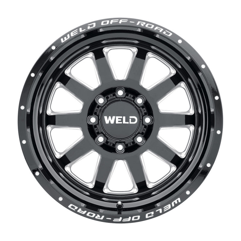 Weld Off-Road W102 20X9.0 Stealth 5X114.3 5X127 ET20 BS5.75 Gloss Black MIL 78.1 - DTX Performance