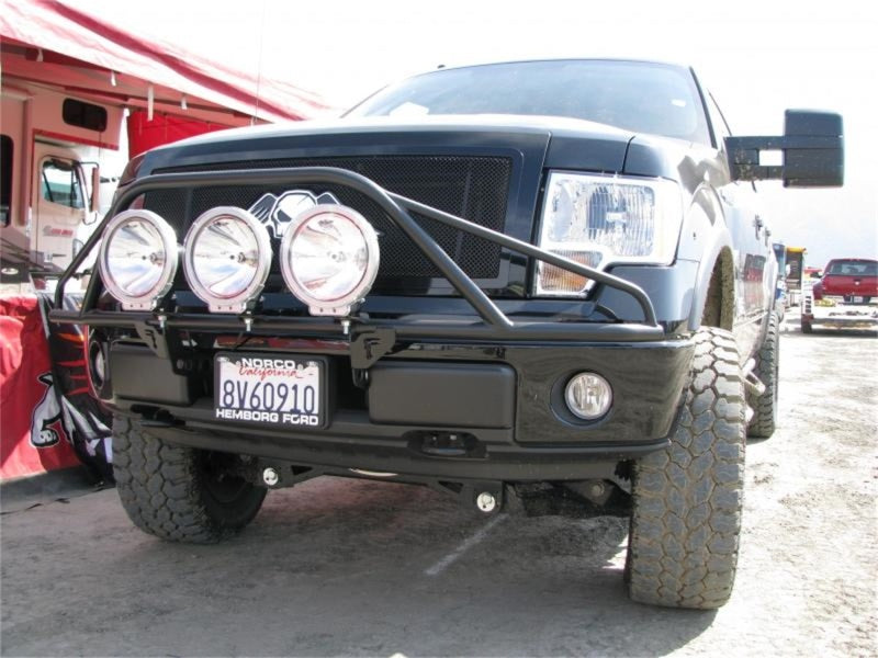 N-Fab Pre-Runner Light Bar 09-14 Ford F150/Lobo/Raptor - Gloss Black - DTX Performance