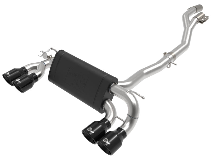 aFe MACHForce XP Exhausts Cat-Back SS 19-21 BMW M2 Competition L6-3.0L w/Black Tips - DTX Performance