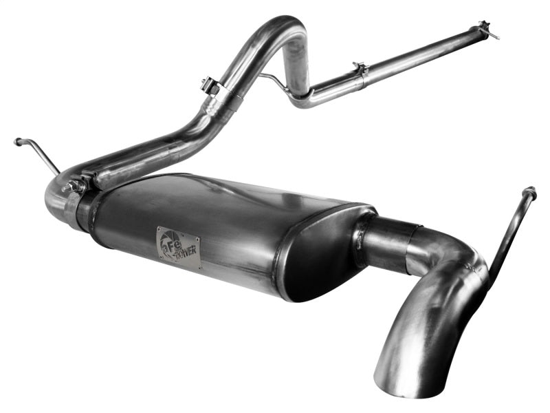 aFe MACHForce XP Exhausts Cat-Back SS-409 EXH CB Jeep Wrangler JK 3.8L 07-11 (4 Dr) HT - DTX Performance