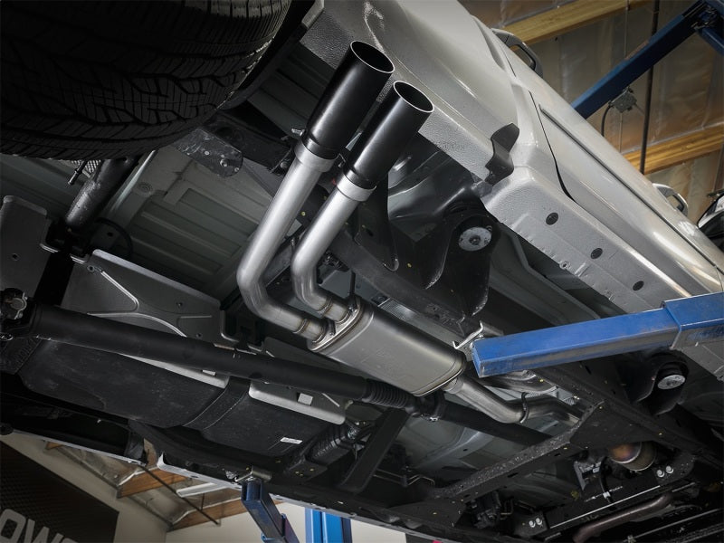 aFe Rebel Series 3in to 2.5in 409 SS Cat-Back Exhaust w/ Black Tips 09-18 GM Silverado/Sierra 5.4L - DTX Performance