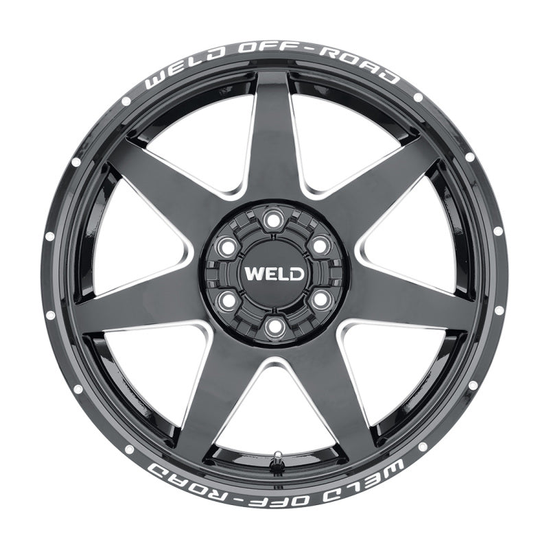 Weld Off-Road W109 20X10 Retaliate 5X127 5X139.7 ET-18 BS4.75 Gloss Black MIL 87.1 - DTX Performance