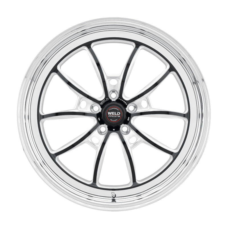 Weld S80 20x9 / 5x115 BP / 6.3in BS Black Wheel (High Pad) - Non-Beadlock - DTX Performance