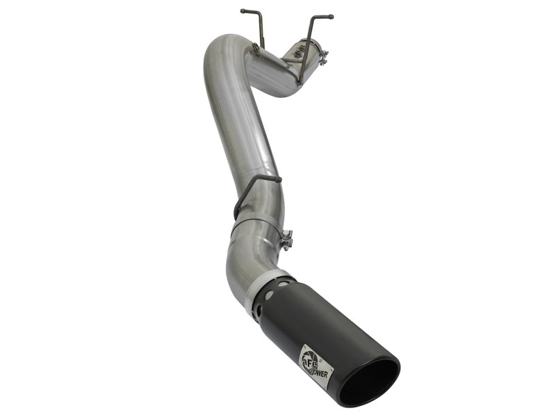 aFe LARGE BORE HD 4in 409-SS DPF-Back Exhaust w/Black Tip 2017 GM Duramax V8-6.6L (td) L5P - DTX Performance