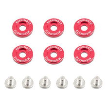 Load image into Gallery viewer, Mishimoto Large Fender Washer Kit (6pcs) - Red - DTX Performance