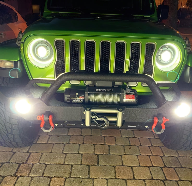 Oracle Jeep JL/Gladiator JT Oculus Switchback Bi-LED Projector Headlights - Amber/White Switchback - DTX Performance