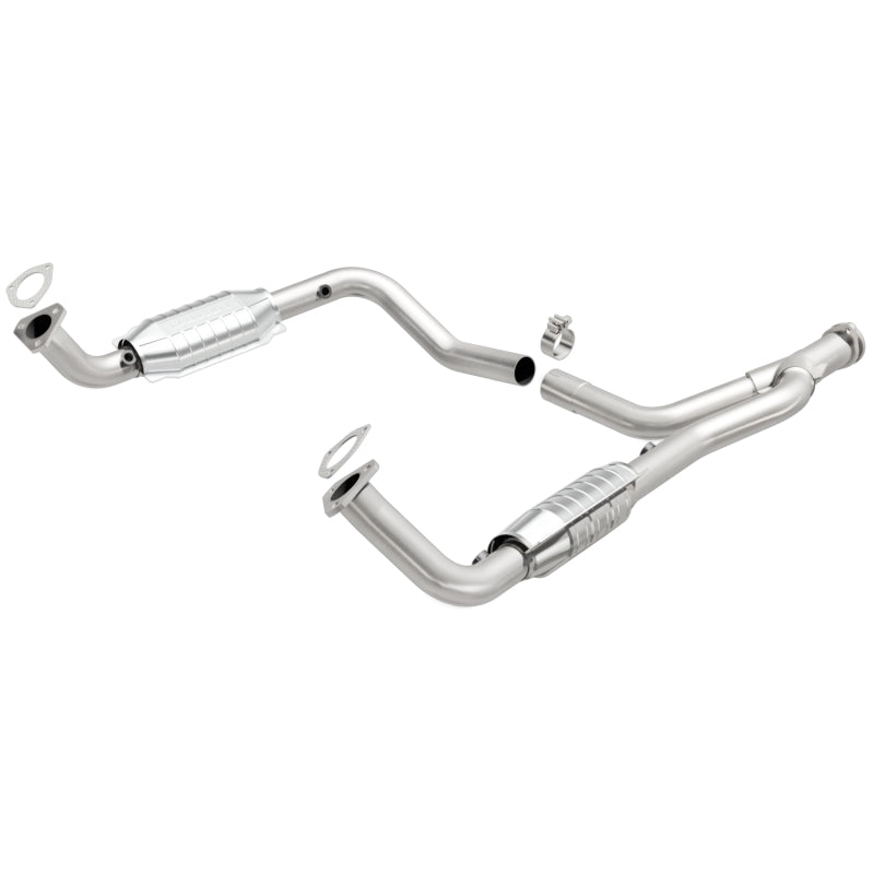 MagnaFlow Conv DF 95-99 Range Rover 4.0/4.6L GEMS Y-Pipe Assembly *NOT FOR SALE IN CALIFORNIA* - DTX Performance