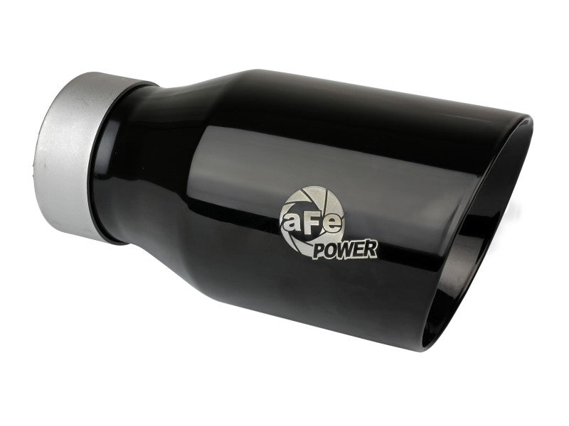 aFe Large Bore-HD 3in 409SS DPF-Back 20-21 GM Trucks L6-3.0L (td) LM2 - Black Tip - DTX Performance