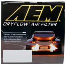 Load image into Gallery viewer, AEM 2-3/4in x 6-7/8in Oval DryFlow Air Filter - DTX Performance