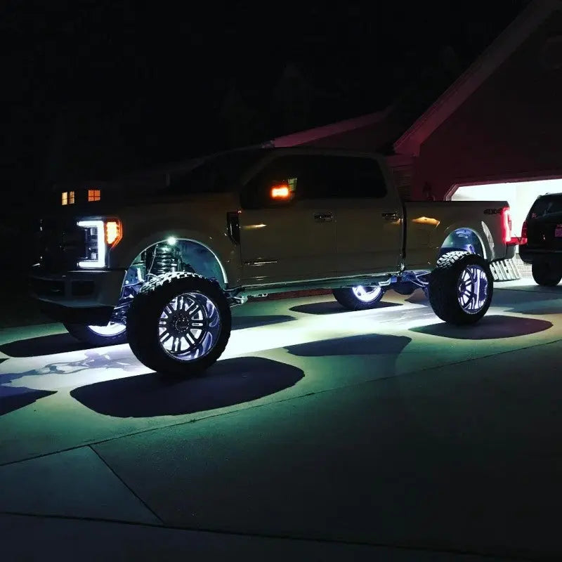 Oracle LED Illuminated Wheel Rings - White - DTX Performance