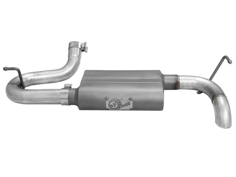 aFe Scorpion Exhaust System Axle Back Aluminized Hi-Tuck 07-17 Jeep Wrangler JK V6 3.6/3.8L - DTX Performance