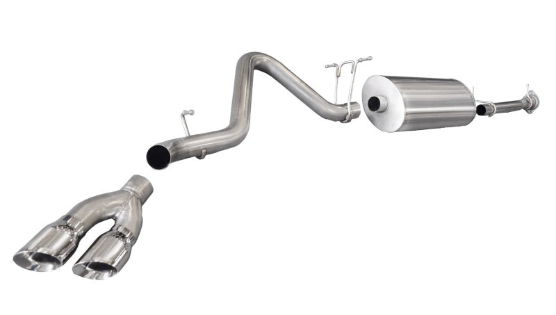 Corsa 11-12 Chevrolet Silverado Crew Cab/Std. Bed 2500 6.0L V8 Polished Sport Cat-Back Exhaust - DTX Performance