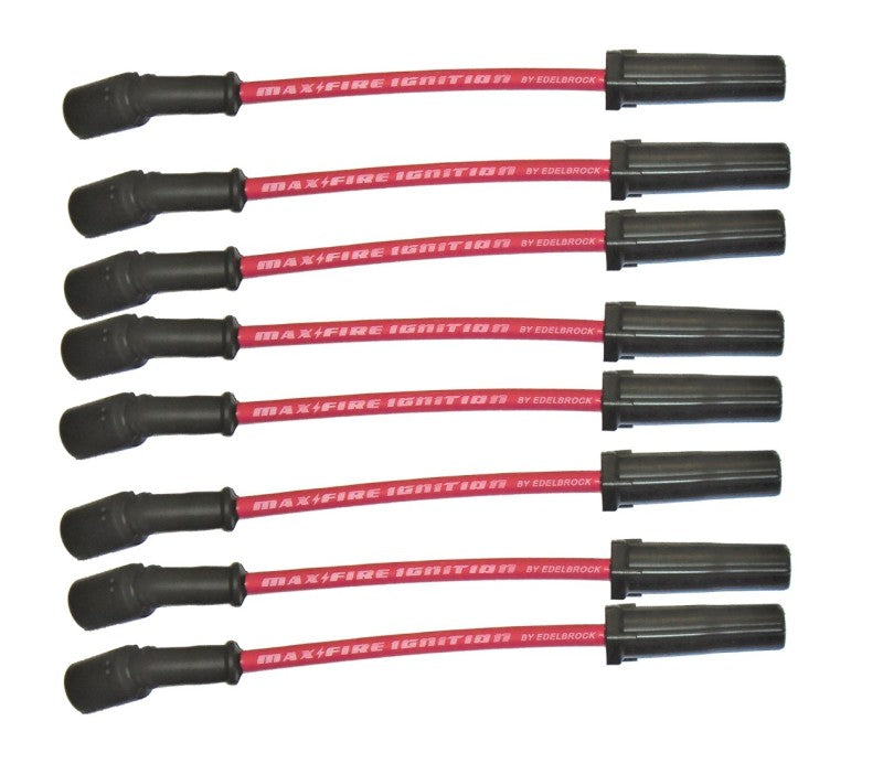 Edelbrock Spark Plug Wire Set GM LS Engines Heat Shields w/o Red Wire (Set of 8) - DTX Performance