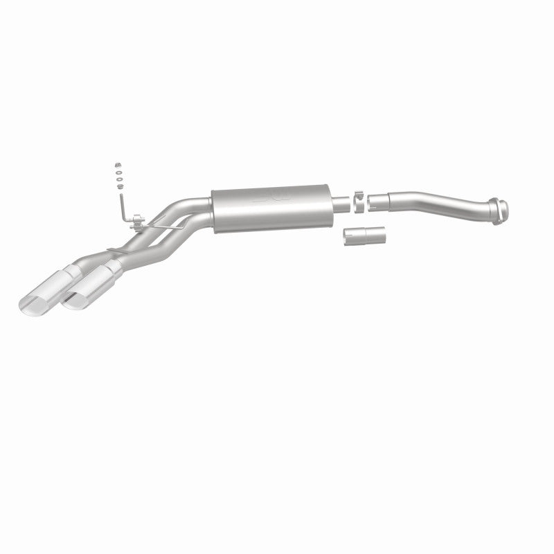 MagnaFlow 11-13 Ford F-150 Pickup Dual Same Side Before P/S Rear Tire Stainless CatBack Perf Exhaust - DTX Performance