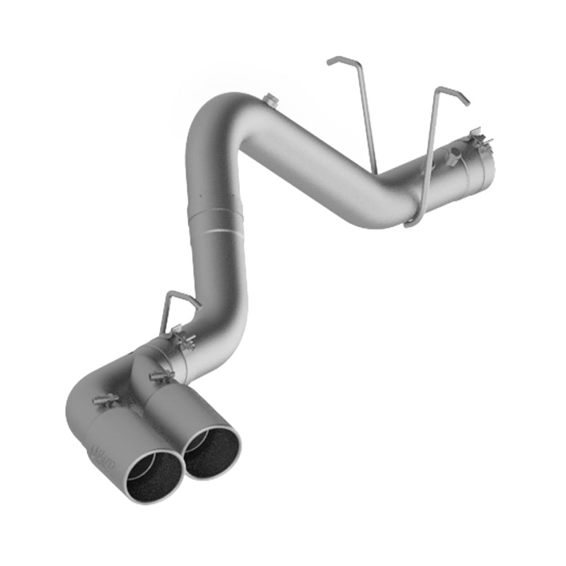 MBRP 11-15 Chevy/GMC 2500/3500 4in Filter Back Dual Outlet Single Side Alum Exhaust System - DTX Performance