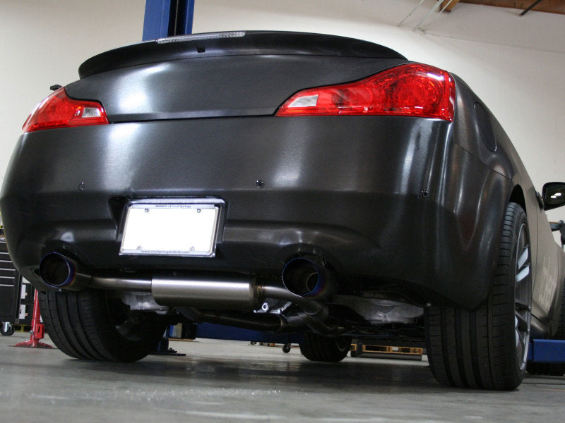 aFe Takeda 2-1/2in 304SS Cat-Back Exhaust Infiniti G37 08-13/Q60 14-15 V6-3.7 w/ Blue Flame Tips - DTX Performance