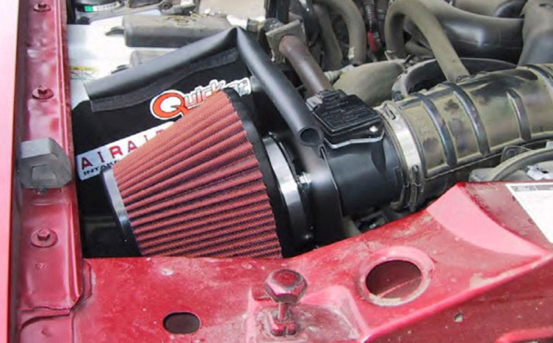 Airaid 01-03 Ford Ranger/Sport Trac 4.0L SOHC CAD Intake System w/o Tube (Oiled / Red Media) - DTX Performance