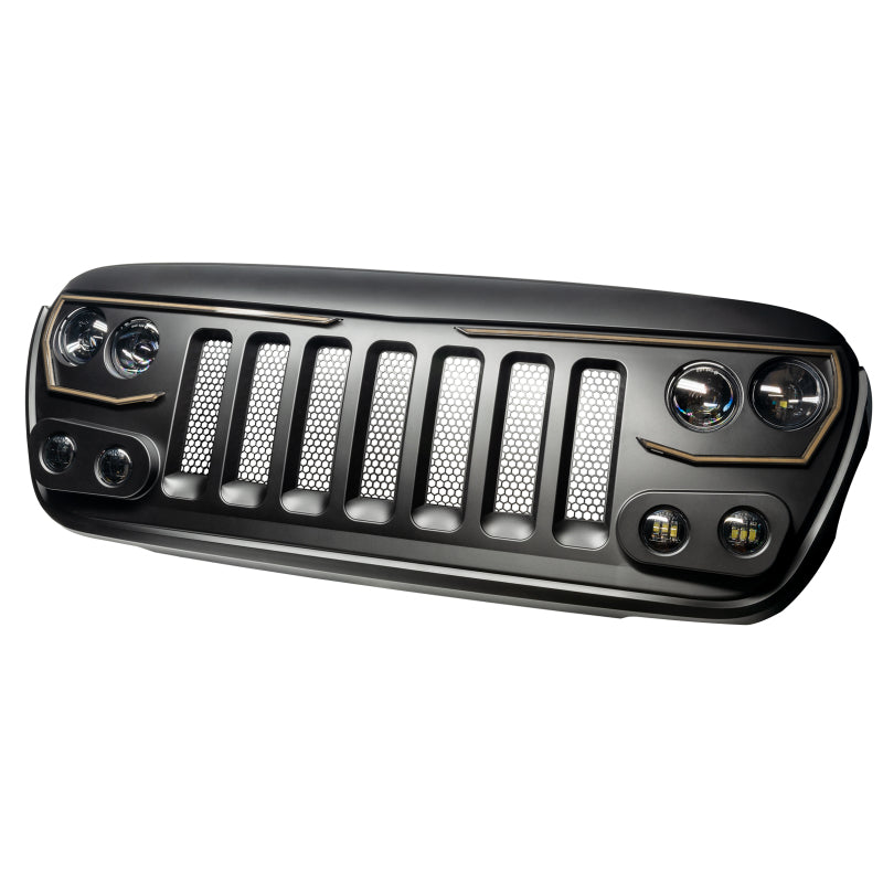 Oracle VECTOR Series Full LED Grille - Jeep Wrangler JL/JT - NA - DTX Performance