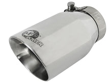 Load image into Gallery viewer, aFe MACH Force-Xp Universal 304 SS Single-Wall Clamp-On Exhaust Tip - Polished - DTX Performance