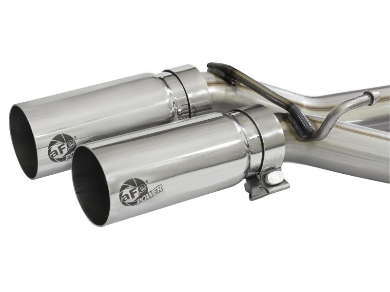 aFe Rebel Exhausts Cat-Back SS Ford F-150 04-08 V8 4.6/5.4L w/ Polished Tips - DTX Performance