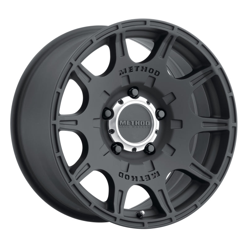 Method MR308 Roost 17x8.5 0mm Offset 5x5 71.5mm CB Matte Black Wheel - DTX Performance