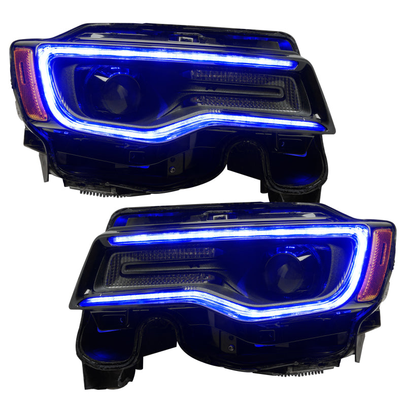 Oracle 14-21 Jeep Grand Cherokee Dynamic Headlight DRL Upgrade Kit - ColorSHIFT - Dynamic - DTX Performance