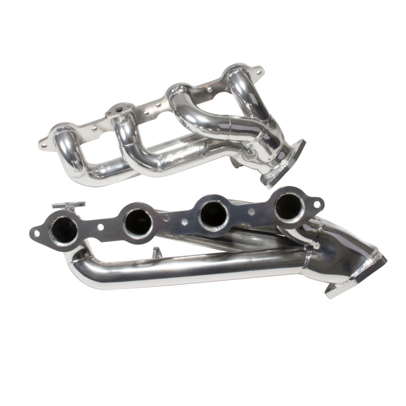 BBK 99-04 GM Truck SUV 4.8 5.3 Shorty Tuned Length Exhaust Headers - 1-3/4 Silver Ceramic - DTX Performance