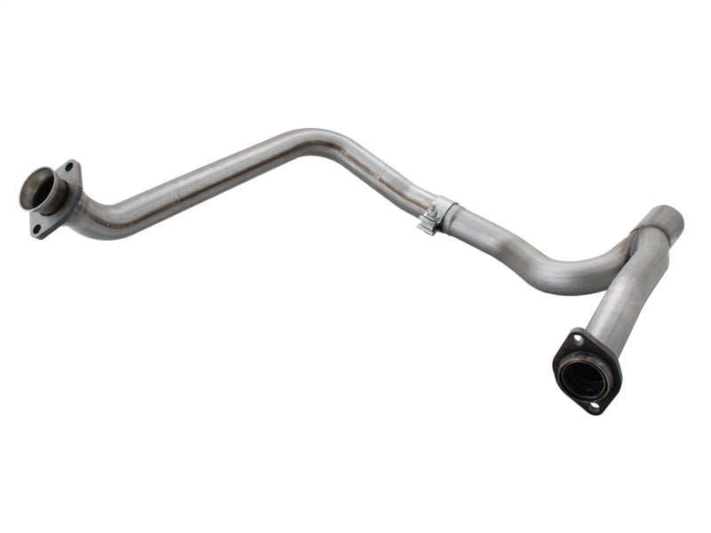 aFe Power Twisted Steel Y-Pipe Stainless Steel 2.5in 12-14 Jeep Wrangler V6 3.6L - DTX Performance