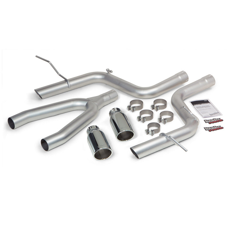 Banks Power 14 Jeep Grand Cherokee 3.0L Diesel Monster Exhaust Sys - SS Single Exhaust w/ Chrome Tip - DTX Performance