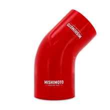 Load image into Gallery viewer, Mishimoto Silicone Reducer Coupler 45 Degree 3in to 3.75in - Red - DTX Performance