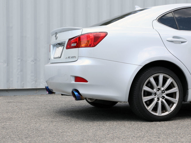 aFe POWER Takeda 06-13 Lexus IS250/IS350 SS Axle-Back Exhaust w/ Blue Flame Tips - DTX Performance