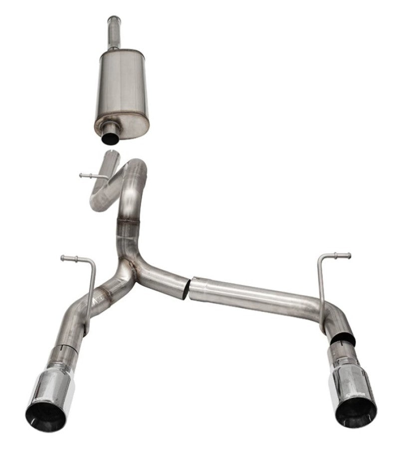 Corsa 18-21 Jeep Wrangler JLU 3.6L 2.75in Sport Cat-Back Exhaust w/ 4in Tips - DTX Performance