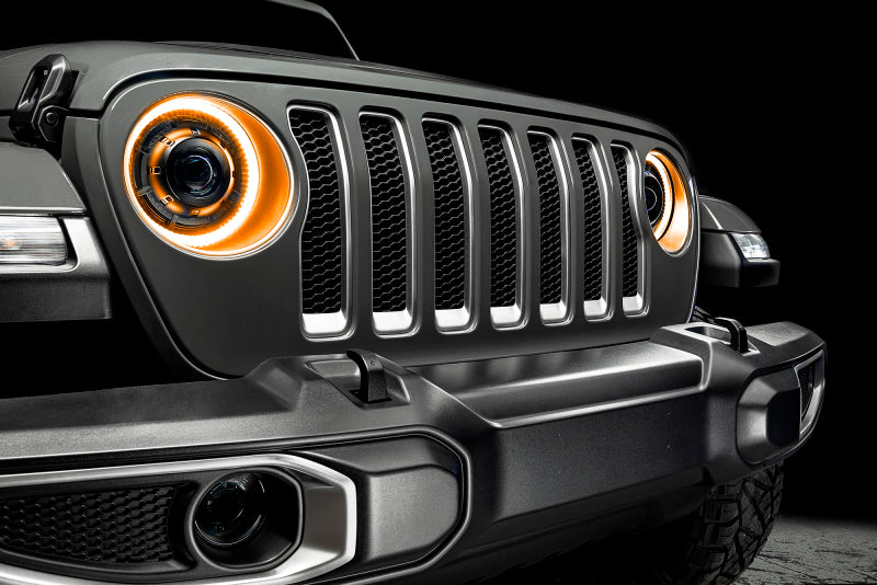 Oracle Jeep JL/Gladiator JT Oculus Switchback Bi-LED Projector Headlights - Amber/White Switchback - DTX Performance