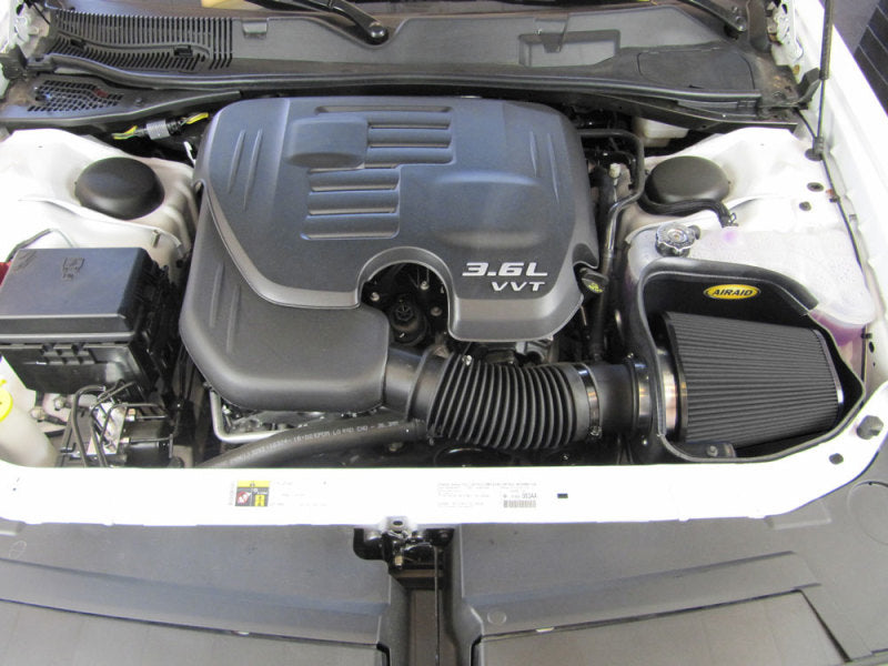 Airaid 11-14 Dodge Charger/Challenger MXP Intake System w/ Tube (Dry / Black Media) - DTX Performance