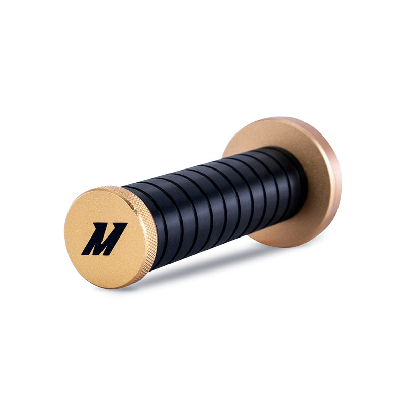 Mishimoto Weighted Grip Shift Knob - Gold / Black - DTX Performance