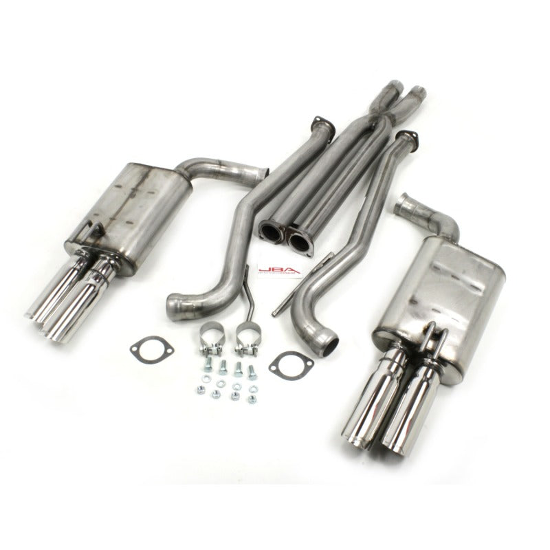 JBA 14-17 Chevrolet SS 6.2L 409SS Quad Rear Cat-Back Exhaust - DTX Performance