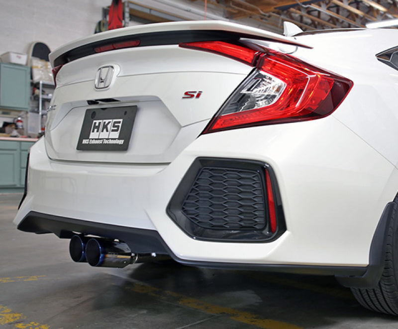 HKS 17+ Honda Civic Si Sedan (FC) Hi-Power Muffler Exhaust - DTX Performance