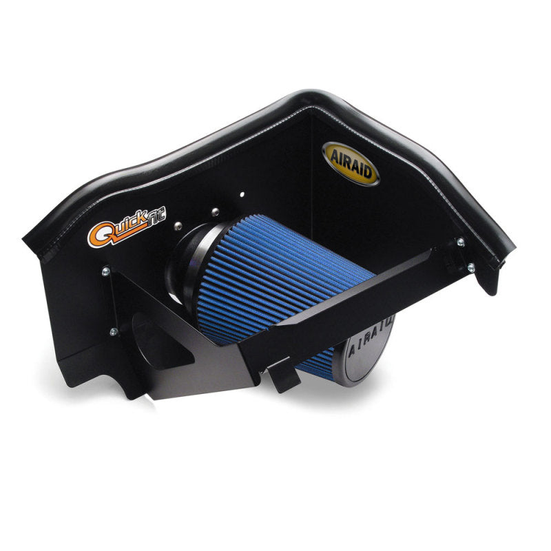 Airaid 04-13 Nissan Titan/Armada 5.6L CAD Intake System w/o Tube (Dry / Blue Media) - DTX Performance