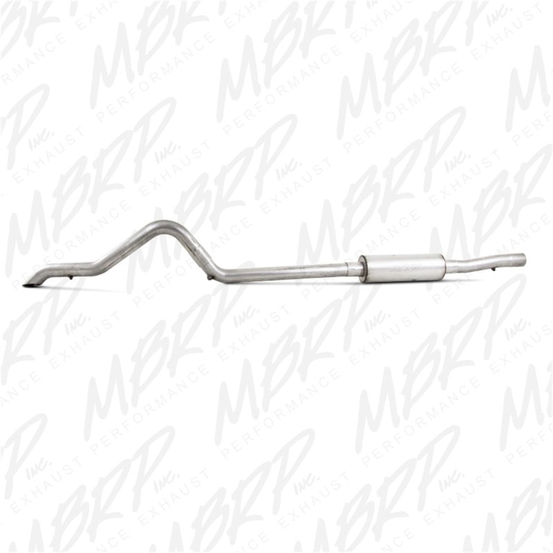 MBRP 2007-2009 Jeep Wrangler (JK) 3.8L V6 4 dr Off-Road Tail Pipe Muffler before Axle - DTX Performance