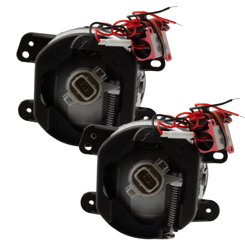 Oracle Lighting 10-15 Jeep Wrangler JK Pre-Assembled LED Halo Fog Lights -Pink - DTX Performance