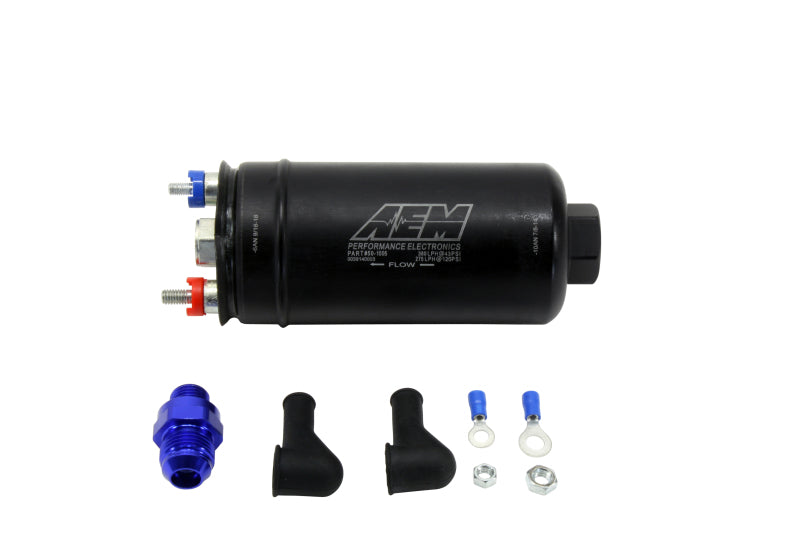 AEM 380LPH High Pressure Fuel Pump -6AN Female Out, -10AN Female In - DTX Performance